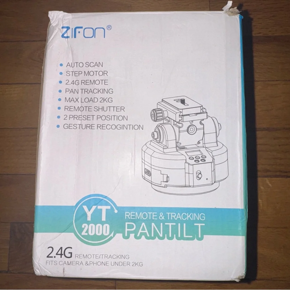 ZTFON YT-2000 Auto Motorized Rotate Panoramic Head, Remote Control, Camera/Phone